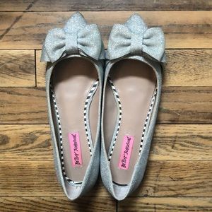 Betsy Johnson sparkle flats